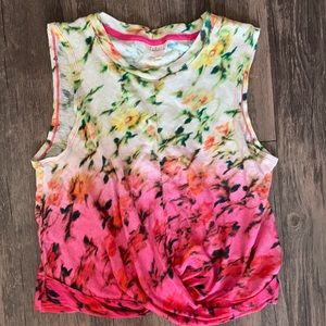 Anthropologie Floral Tank
